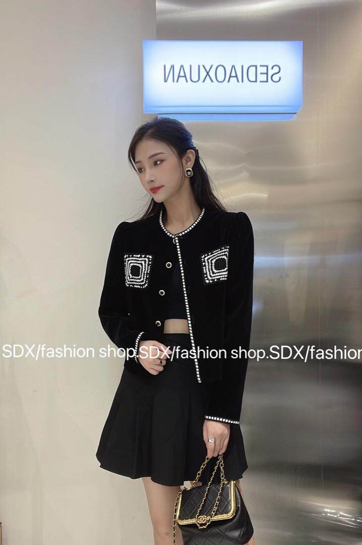 【现货】丝绒款外套，其它，色调轩