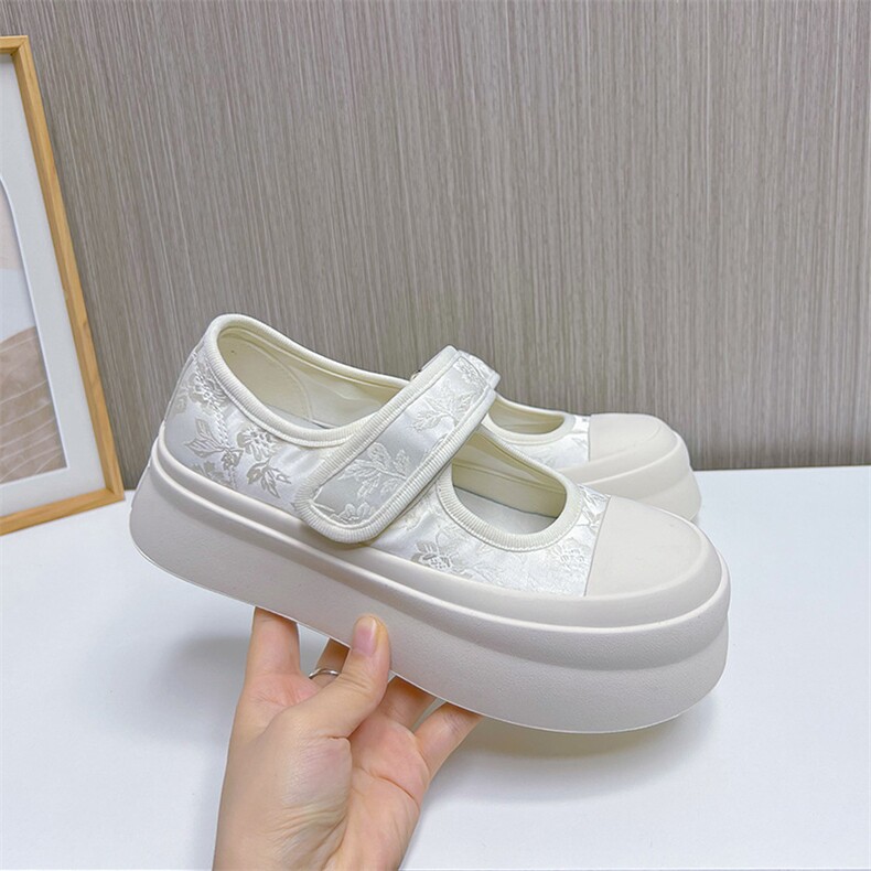 魔术贴玛丽珍鞋女2024夏季新款平底单鞋女休闲百搭时装鞋女,女鞋单鞋,电商A223