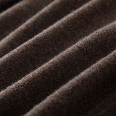 男士2025年秋季圆领拼色长袖，男装羊毛衫，伊绒腾羊绒