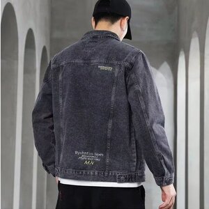 1506-1/JY80201/P44新款欧货牛仔外套男士潮牌韩版潮流刺绣图片