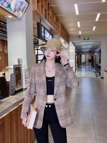 秋季新款撞色西服，其它，韩衫衣社