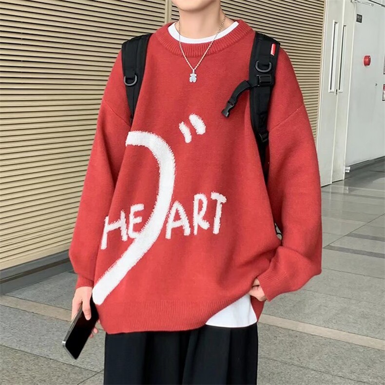 毛衣男秋冬季港风宽松保暖情侣针织衫M682P50,男装针织衫/毛衣,星座1116-2