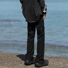 美式牛仔裤男韩版潮流高街帅阔腿裤子ins长裤N06079-P45，男装牛仔裤，星座308B-1