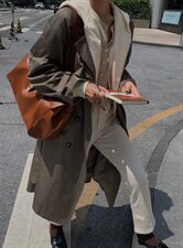 现货两件套风衣可脱卸韩系，女装风衣，MJJ