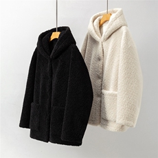 白底派克服连帽大口袋皮毛一体棉衣男轻奢棉服男77940P158控218，男装棉衣，星座226-1