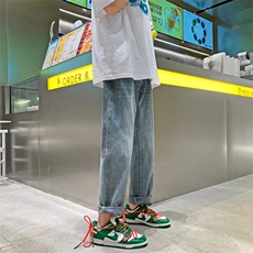 牛仔裤男秋季潮大码休闲裤子直筒老爹裤NZ7012P38，男装牛仔裤，星座1116-2