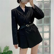 配腰带洋气款西装，女装西装，嘉乐馨秀(4F)