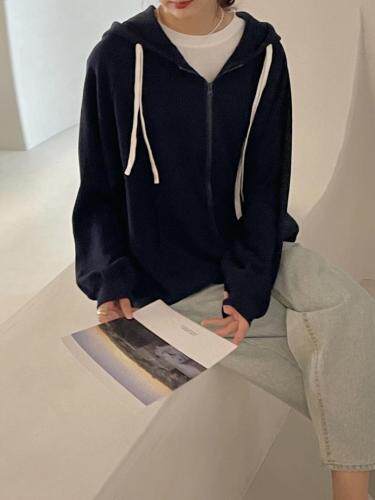双开拉链卫衣外套，女装卫衣/绒衫，TVMV(4F)