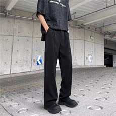 西裤男士韩版潮流直筒垂感百搭帅气2024夏季ins新款长裤K5468-P38，男装西裤，星座412-3