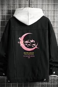 牛仔夹克男大码牛仔外套男茄克 NJ77209-P60 加绒款-P75图片