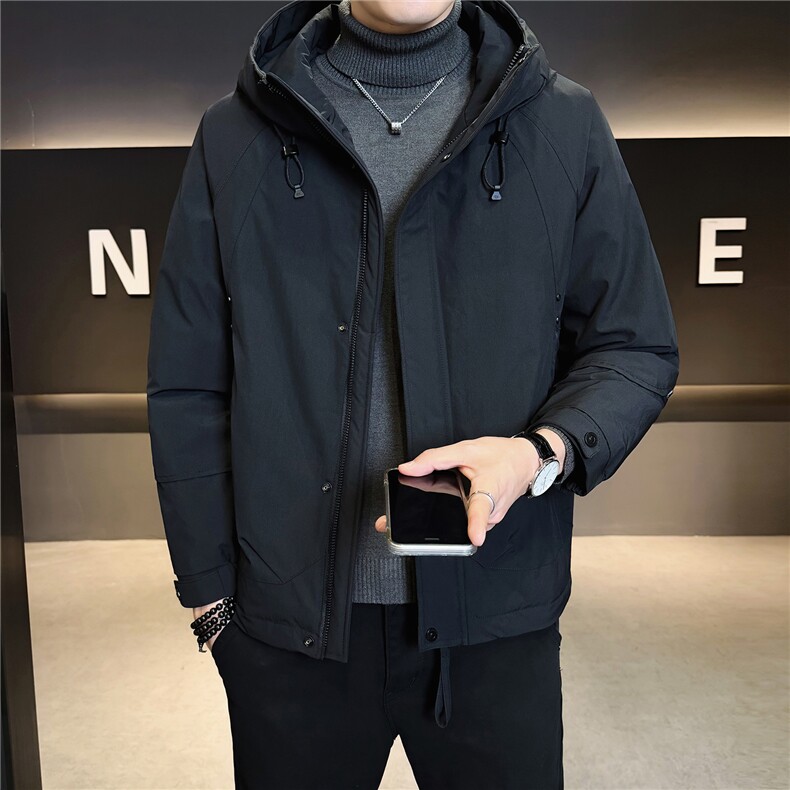 二棉B3538821P1552025黑冬季新款保暖夹克棉衣冲锋衣加厚外套,男装夹克,电商B353