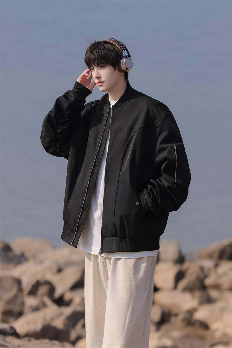 1美式MA1解构设计飞行大码M-5XL夹克聚酯纤维JK77988P85控138,男装夹克,星座226-2