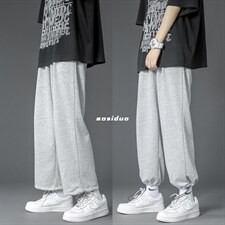 主推夏季薄款卫裤宽松休闲运动九分裤B377-A01-特P25限48,男装休闲裤,电商B377