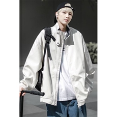 高品质春款男夹克衫拼色立领冲锋衣休闲外套JK622P55，男装夹克，星座1013-1