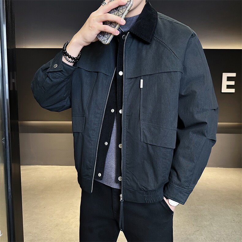 标羽绒服男冬季高品质得物主推外套男士工装羽绒袄子8679-P235,男装羽绒服,电商D327