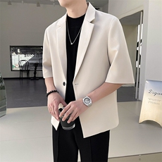 轻熟风~春秋中袖西服外套X801/P85，男装西服，电商B331