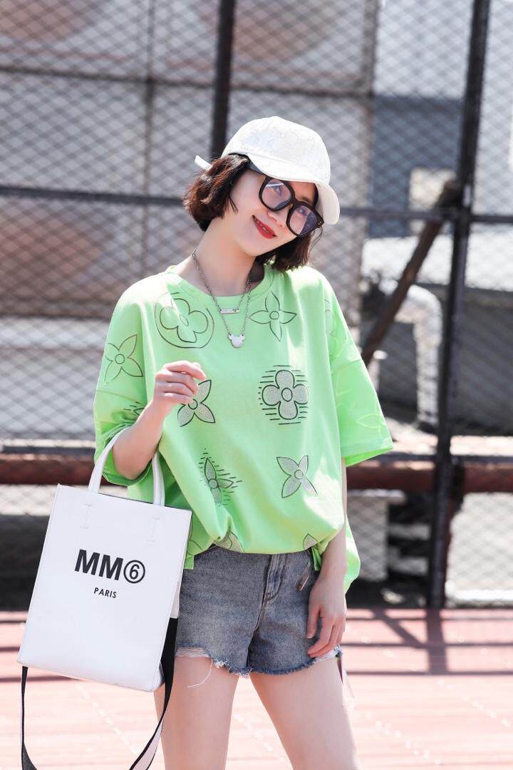 现货：夏季大版重工T，女装，卡菲莱