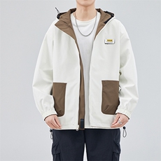 新款现货户外双面穿立领夹克男冲锋衣外套JK902-P80，男装夹克，星座1204-3
