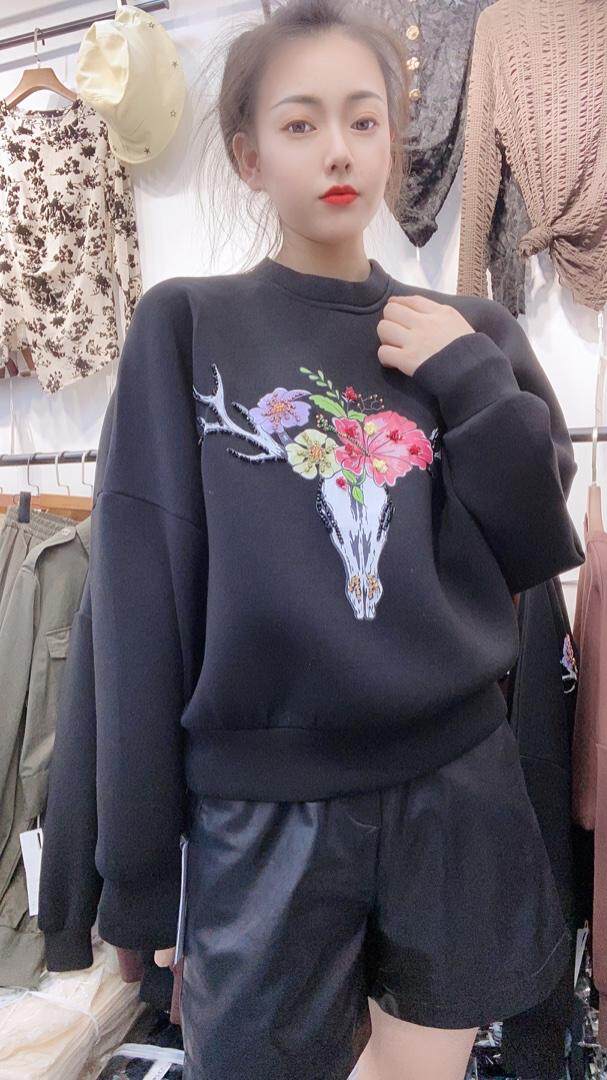 新款重工钉珠空气卫衣，女装卫衣/绒衫，帝瀛 DY