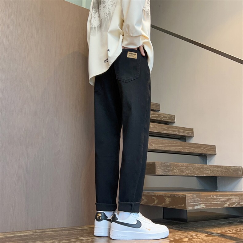 潮牌修身弹力牛仔裤子男K668P55,男装牛仔裤,电商D325