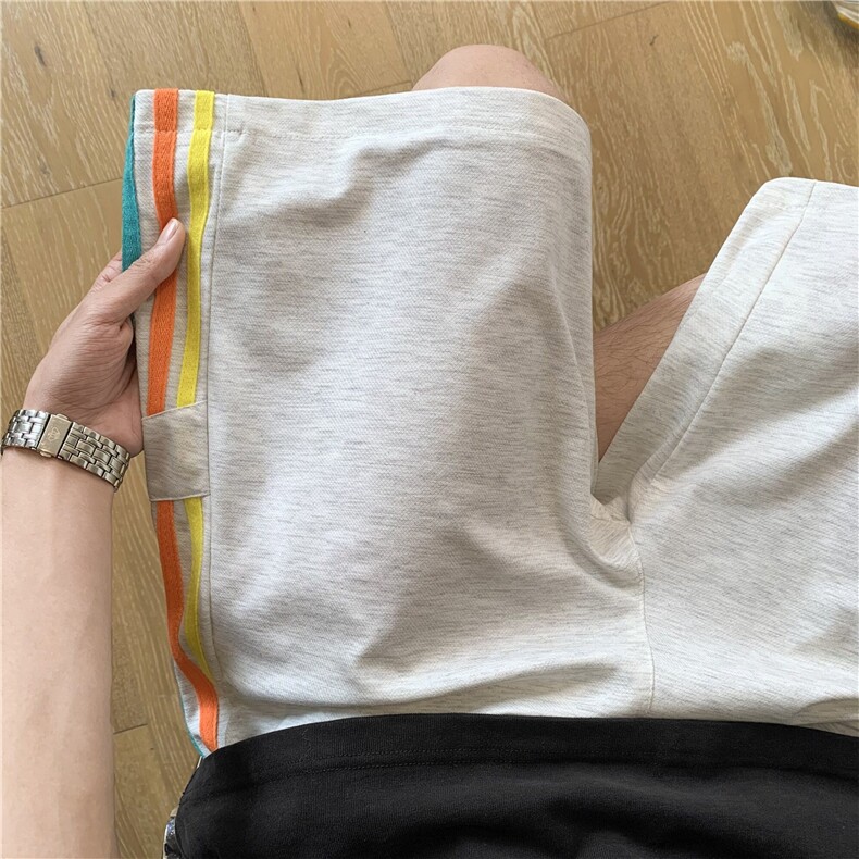 现货！夏季三条杠运动休闲短裤抖音得物可送样A061-AD01099特批25,男装牛仔裤,电商A061