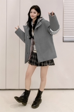 现货原创韩版情侣装羽绒服男女青年学生加厚300克绒羽绒外套，男装羽绒服，钱塘723