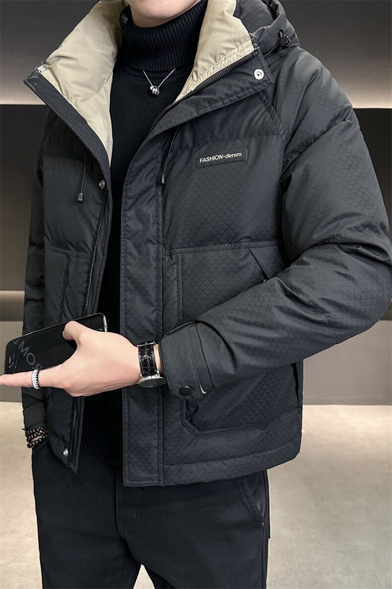 冬季羽绒服男款连帽2024新款,男装羽绒服,电商C317