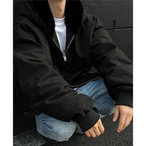 冬复古cleanfit座山雕冬季加绒加厚外套男工装棉服夹克D380 P118图片