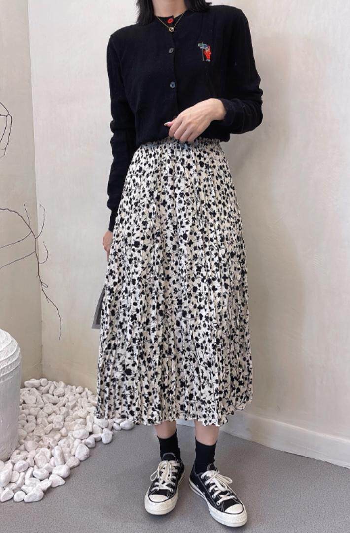 2022秋季新款碎花半裙，女装半身裙，曼希野