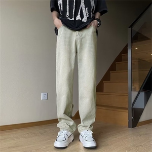 美式牛仔裤男春秋新款休闲直筒裤Z103P43图片