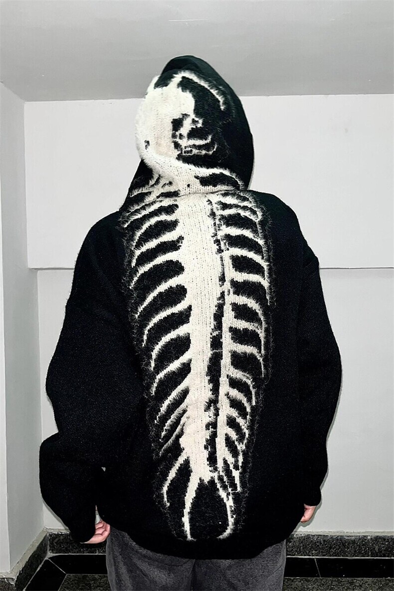设计感美式高街连帽毛衣松慵懒风针织衫MY129特P56,男装针织衫/毛衣,星座908-1