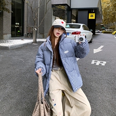 2025年新款高街字母刺绣设计感棉衣女冬季宽松小个子情侣棉服外套，男装棉衣，星座218-8