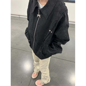 【有货】cleanfit短款褶皱外套男款春秋高级感痞帅夹克W186LL-P72图片