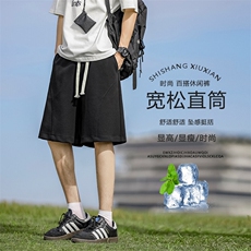 时尚运动宽松五分裤舒适短裤百搭休闲裤直筒夏季TP52:1229.9，男装牛仔裤，星座718-1