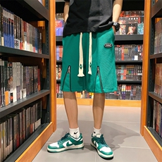 特P35高品质华夫格夏季新款个性百搭拉链短裤沙滩中裤XDK228，男装牛仔裤，电商B370
