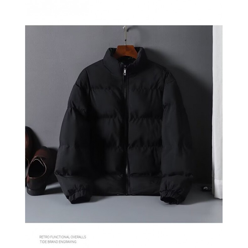 双面穿男女情侣装春秋季新款立领休闲棉服潮牌上衣J2216/P65,男装棉衣,星座506B