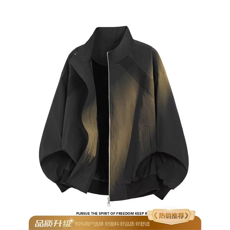 高级感新款解构通勤立领棒球服男春秋季有内袋保暖棉服潮牌夹克,男装夹克,星座506A