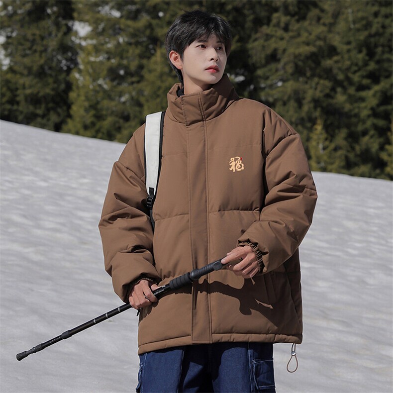 现货抖音得物可供视频冬季三防加厚羽绒棉衣外套面包棉服81154,男装棉衣,电商A486