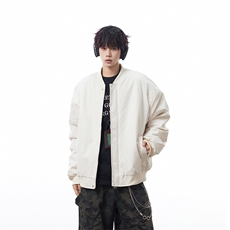 冬季clean纯色棒球服领棉服加厚短款棉衣HZ8815-特P68不议价，男装棉衣，星座610B-1
