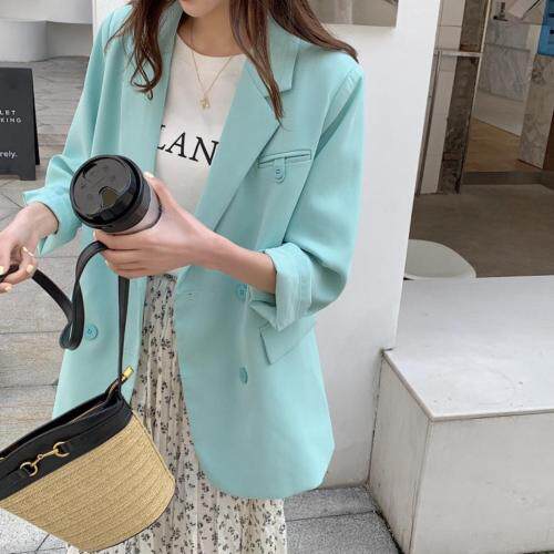 薄料西服，女装，约她