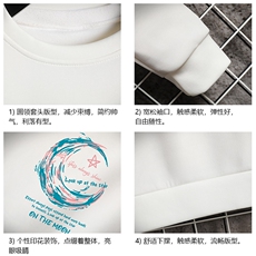 T4341-P25加绒款-P35简约帅气百搭长袖t恤男大码胖子卫衣网格，男装T恤，电商A040A