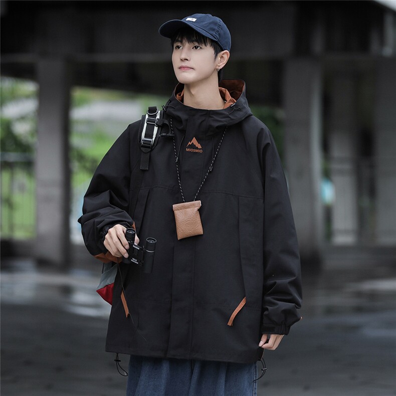 港风23新款秋季时尚百搭夹克户外登山外套F672P85控118,男装夹克,电商A268A
