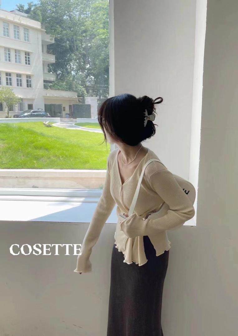 【现货】韩版淑女风打底针织衫，其它，cosette(4F)