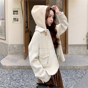 短款韩系呢子大衣女2025年新款秋冬毛呢外套韩系1392P145K218，女装毛呢外套，欣美人