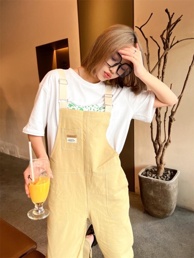 彩牛背带裤，其它，JUAN