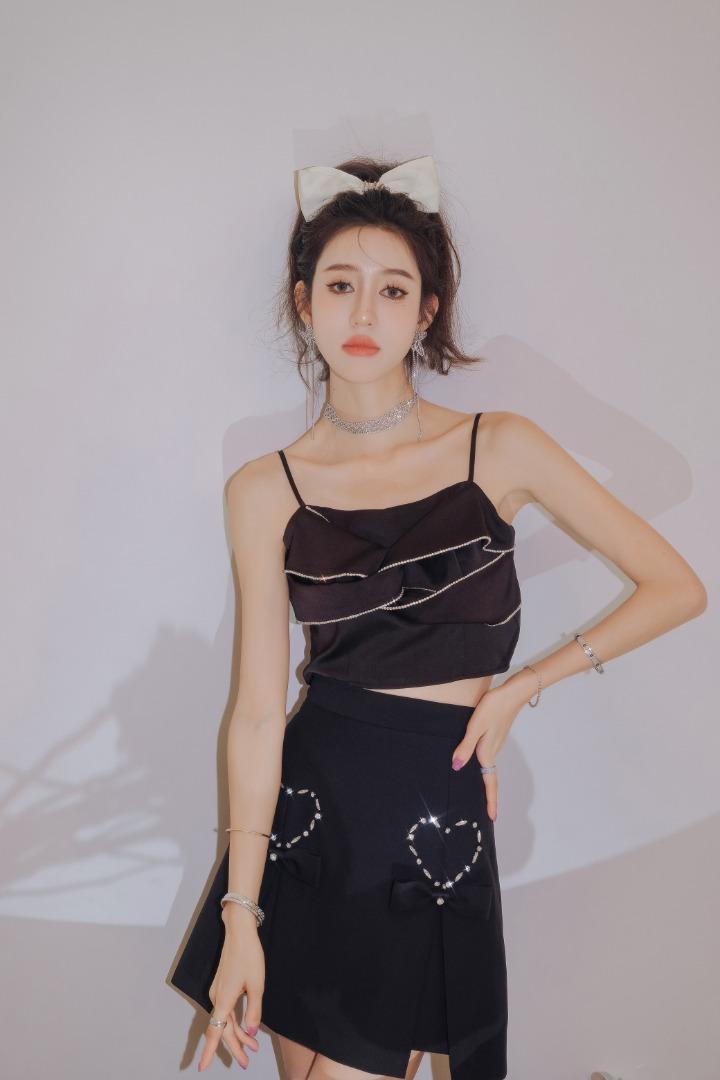 现货ceelphy夏季新款吊带上衣,女装背心吊带,ceelphy