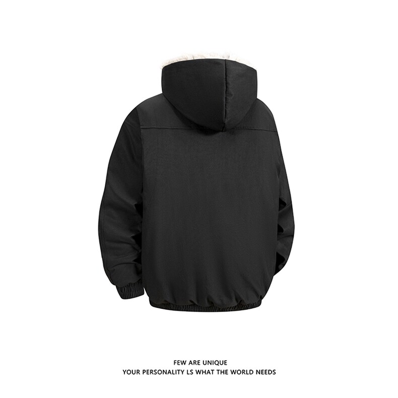 无影墙美式座山雕加绒加厚棉服男女秋冬宽松休闲棉衣-A2347P120,男装棉衣,电商B241