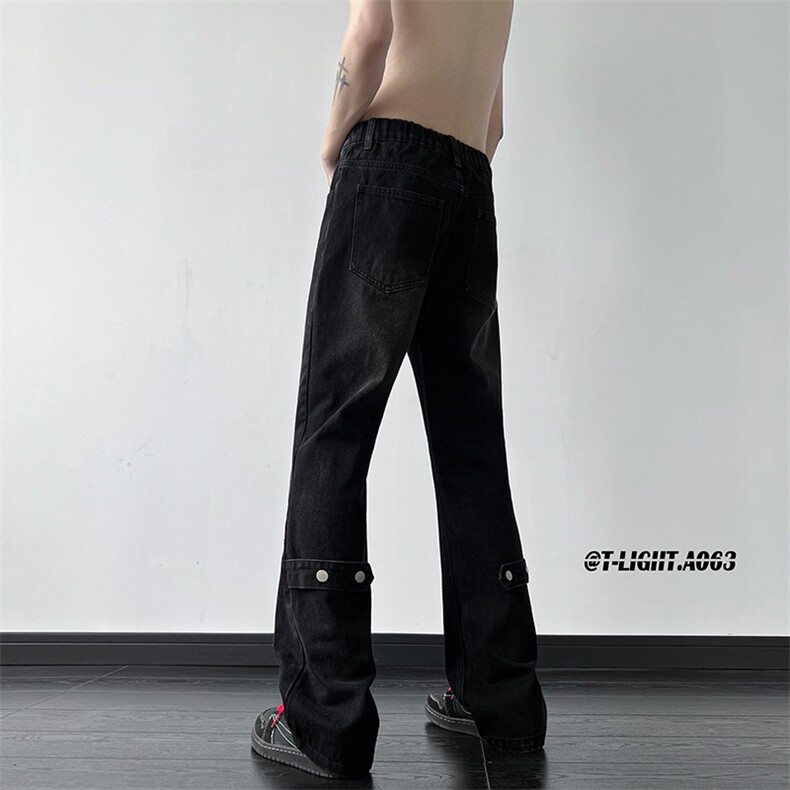 美式ins高街vibe重工艺水洗复古黄泥牛仔裤货号K2316P55,男装牛仔裤,电商A063