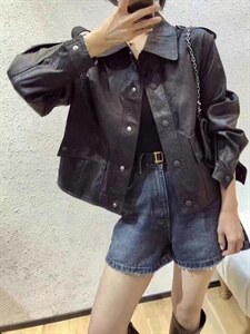 秋季皮衣,女装皮衣,卡薇尔