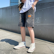 牛仔短裤男士夏季宽松直筒薄款潮流七分中裤休闲五分裤子9206-P30，男装牛仔裤，电商A318